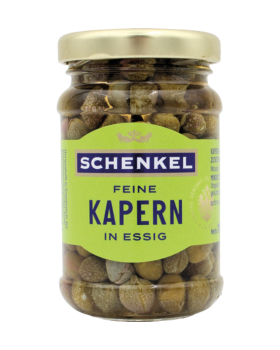 Schenkel Kapern in Essig, 60g Abtropfgewicht